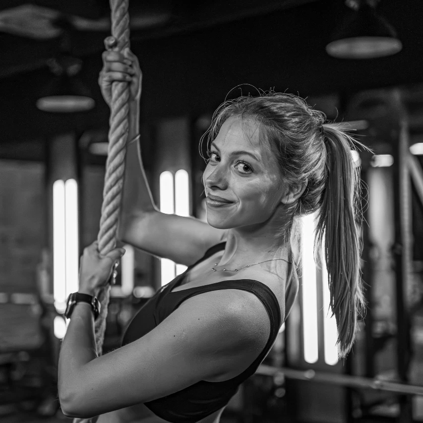 Trenerka personalna Julia Długosz prowadzi treningi na siłowni My Fitness Place przy ul. Mogilskiej 97 w Krakowie. Trenerka personalna Julia Długosz prowadzi treningi na siłowni My Fitness Place przy ul. Mogilskiej 97 w Krakowie.